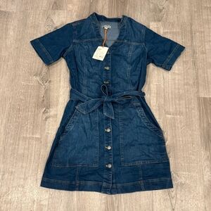 NWT denim dress size medium
